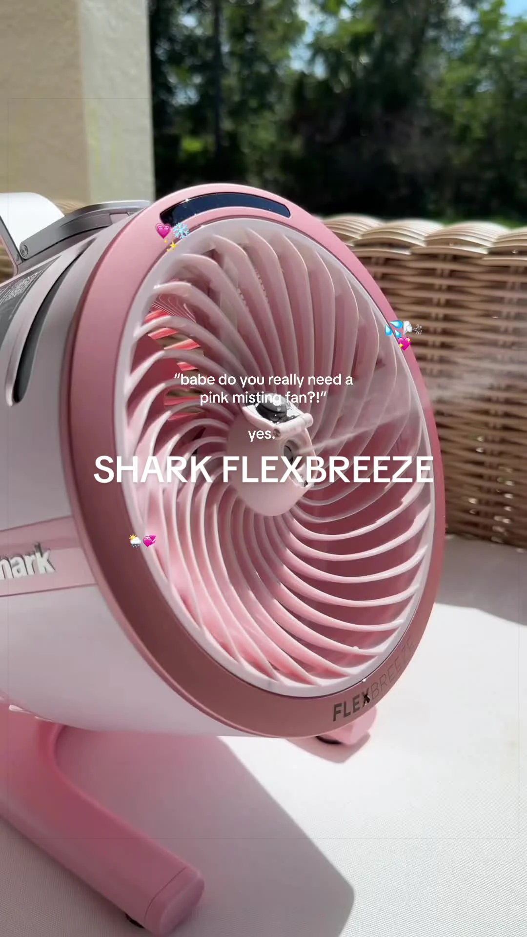 @hannahbentley TikTok Shop review: It's hot, I needed it — Shark FlexBreeze misting fan