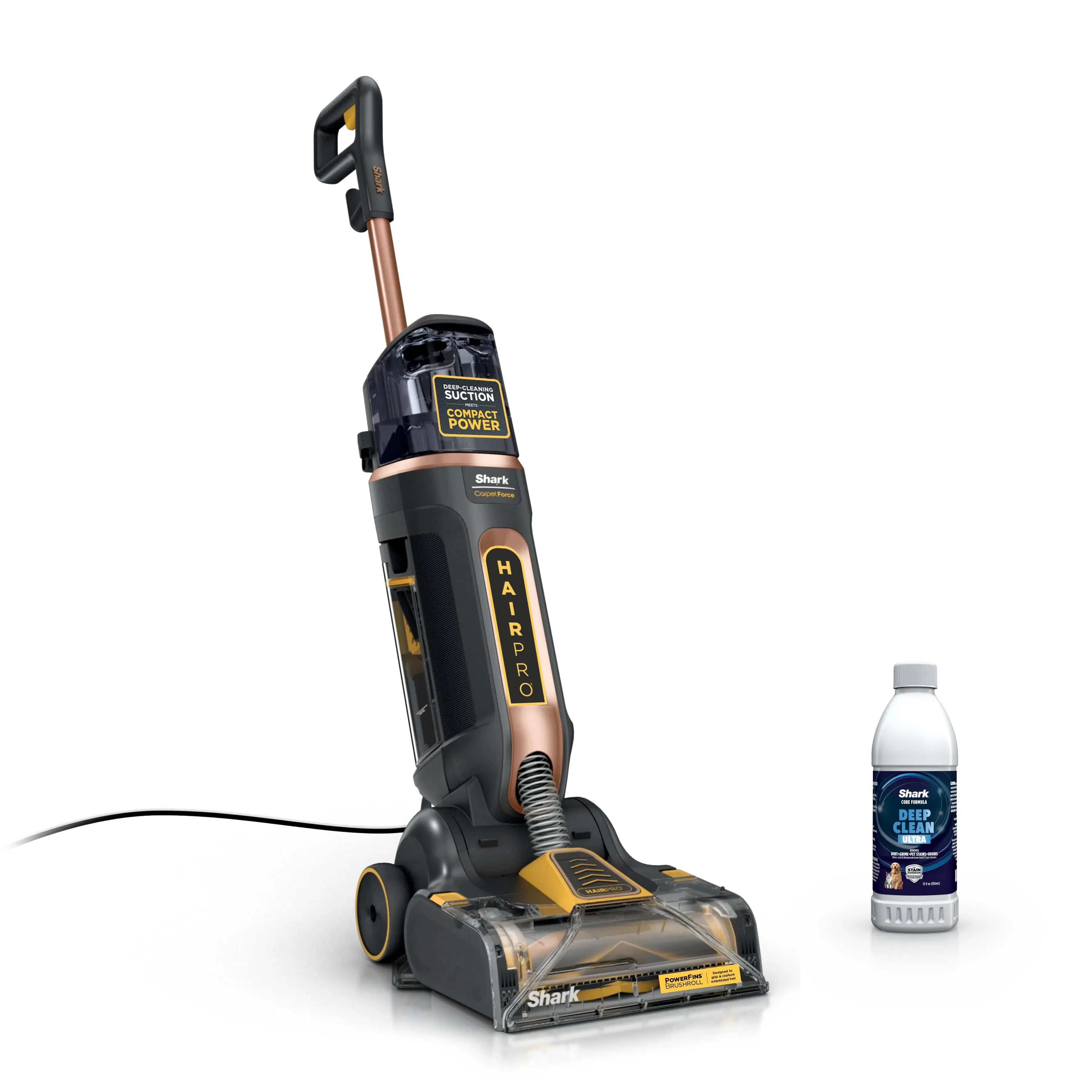 TikTok Shop video by @bennettfinds — Shark CarpetForce HairPro Upright Carpet Cleaner w/ PowerFins - EX551