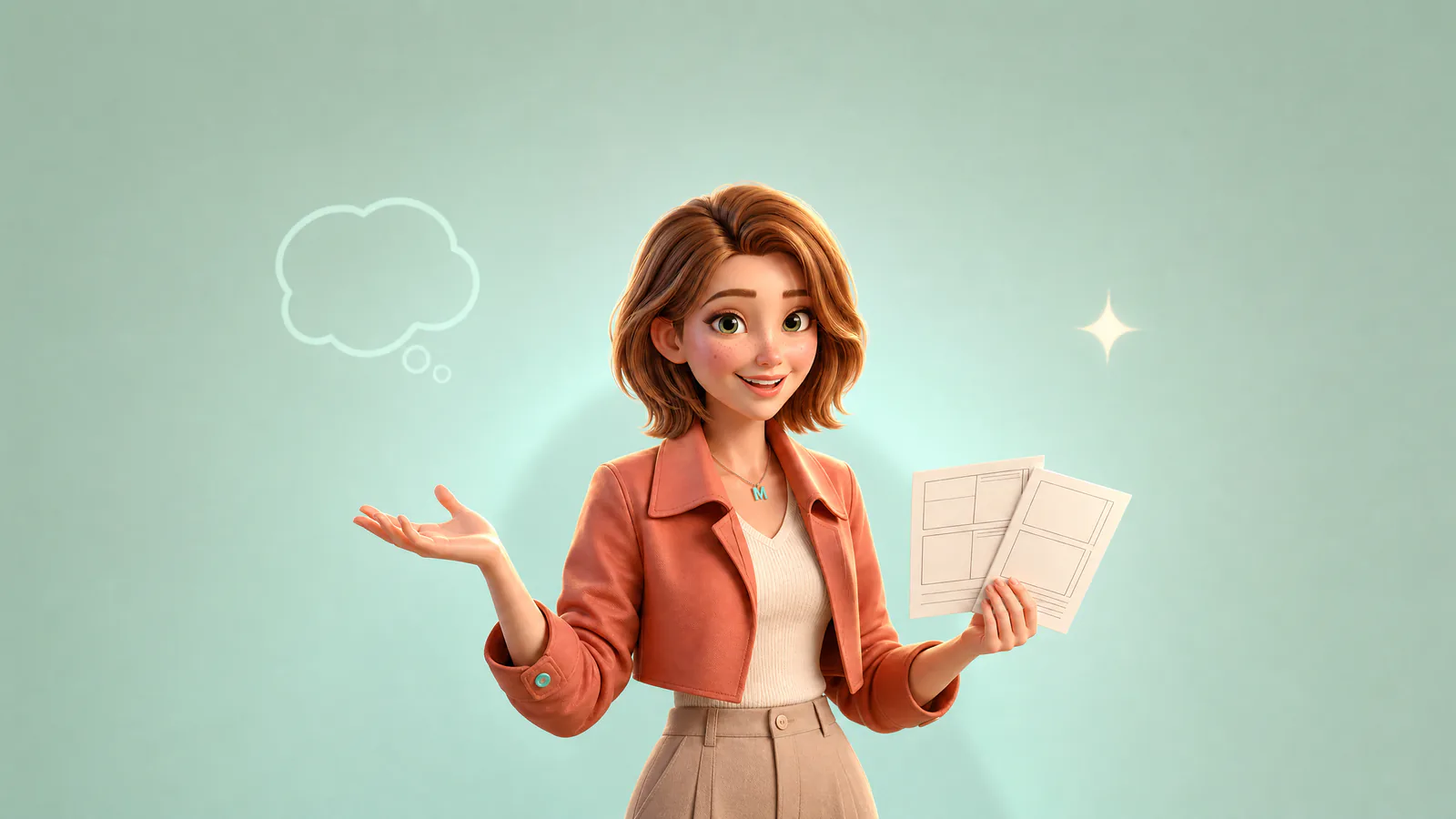 Moras Creative Strategist presenting storyboard ideas