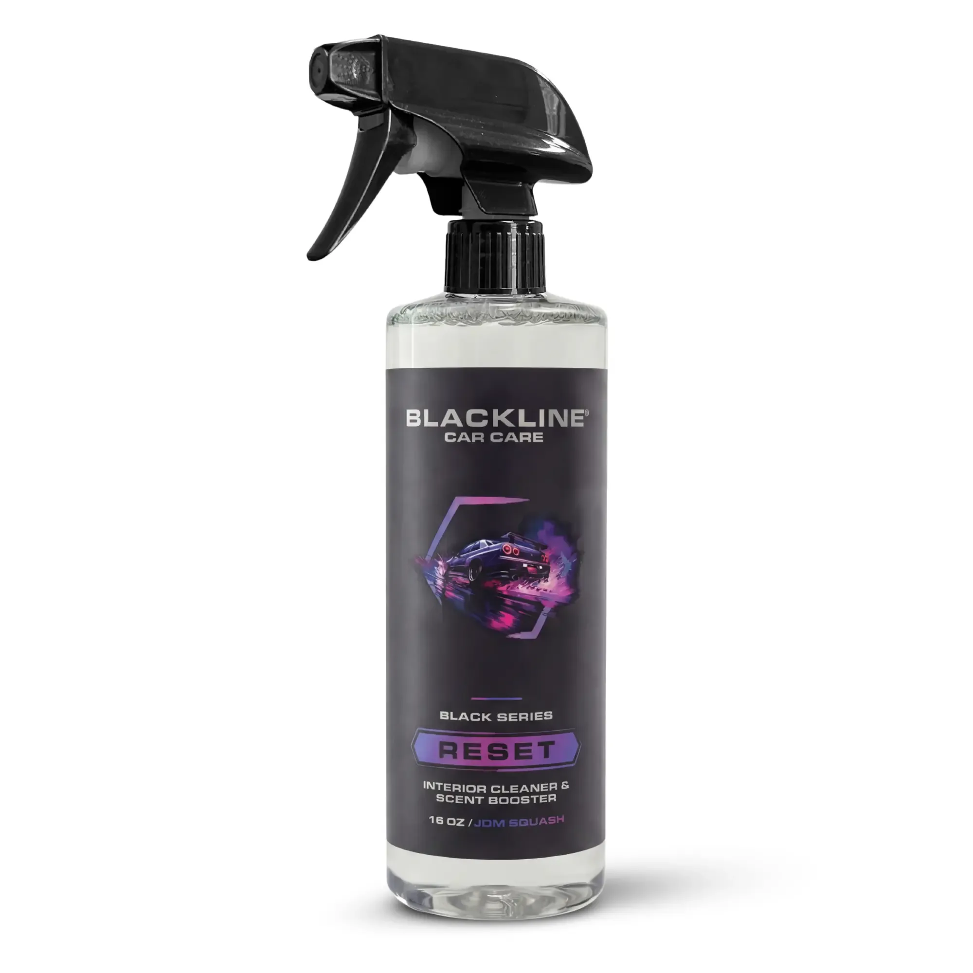 TikTok Shop video by @jordantheodore — BLACKLINE RESET Complete Interior Automobile Cleaner & Scent Booster - Auto Detailing Supplies - 6 Signature Scents (JDM Squash, Teakwood Aroma Included) - Surface-Safe Formula - Streak-Free Finish - Safe on Leather & All Surfaces - Car Cleaning Supplies