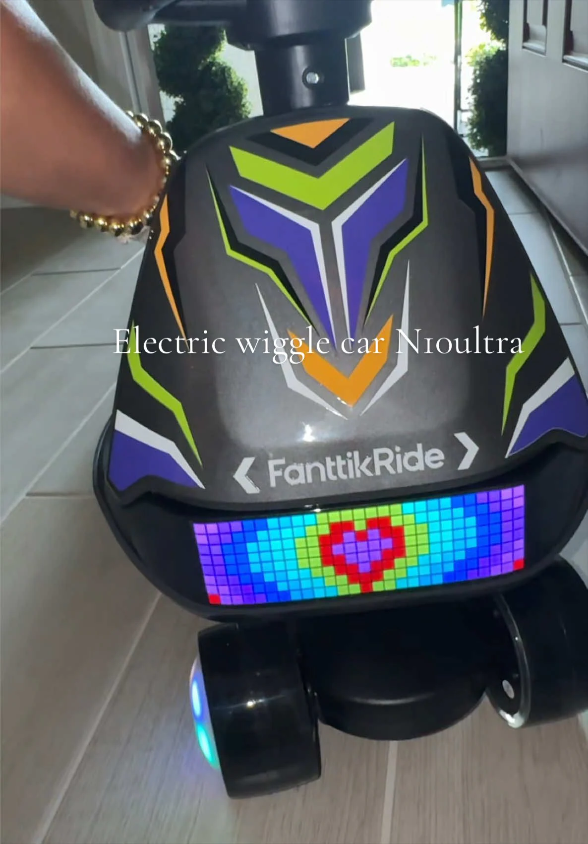 FanttikRide N10 Ultra+ Electric Wiggle Car, Pixel Headlight, Ap…