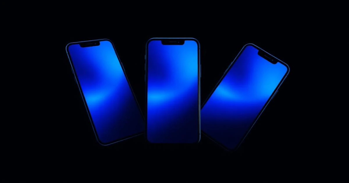 Three vertical phone screens angled in a row showing variants of the same shoppable ad creative